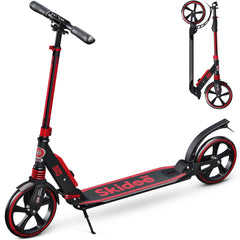 X3M Scooter for Kids Ages 6-12 - Scooters for Teens 12 Years and Up - Adult Scooter with Anti-Shock Suspension - Scooter for Kids 8 Years and Up with 4 Adjustment Levels Handlebar Up to 41 Inches High