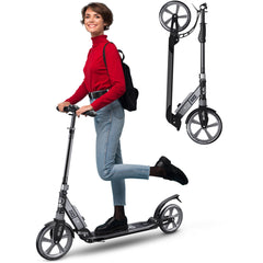 X3M Scooter for Kids Ages 6-12 - Scooters for Teens 12 Years and Up - Adult Scooter with Anti-Shock Suspension - Scooter for Kids 8 Years and Up with 4 Adjustment Levels Handlebar Up to 41 Inches High