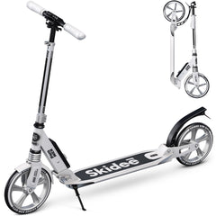 X3M Scooter for Kids Ages 6-12 - Scooters for Teens 12 Years and Up - Adult Scooter with Anti-Shock Suspension - Scooter for Kids 8 Years and Up with 4 Adjustment Levels Handlebar Up to 41 Inches High