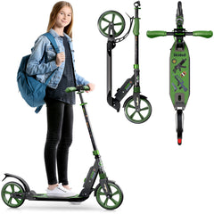 X3M Scooter for Kids Ages 6-12 - Scooters for Teens 12 Years and Up - Adult Scooter with Anti-Shock Suspension - Scooter for Kids 8 Years and Up with 4 Adjustment Levels Handlebar Up to 41 Inches High