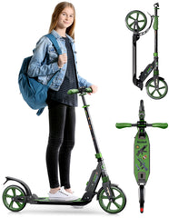 X3M Scooter for Kids Ages 6-12 - Scooters for Teens 12 Years and Up - Adult Scooter with Anti-Shock Suspension - Scooter for Kids 8 Years and Up with 4 Adjustment Levels Handlebar Up to 41 Inches High