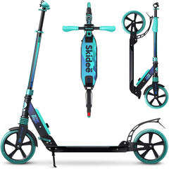 X3M Scooter for Kids Ages 6-12 - Scooters for Teens 12 Years and Up - Adult Scooter with Anti-Shock Suspension - Scooter for Kids 8 Years and Up with 4 Adjustment Levels Handlebar Up to 41 Inches High