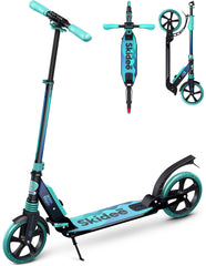 X3M Scooter for Kids Ages 6-12 - Scooters for Teens 12 Years and Up - Adult Scooter with Anti-Shock Suspension - Scooter for Kids 8 Years and Up with 4 Adjustment Levels Handlebar Up to 41 Inches High