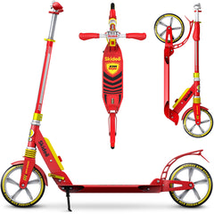 X3M Scooter for Kids Ages 6-12 - Scooters for Teens 12 Years and Up - Adult Scooter with Anti-Shock Suspension - Scooter for Kids 8 Years and Up with 4 Adjustment Levels Handlebar Up to 41 Inches High