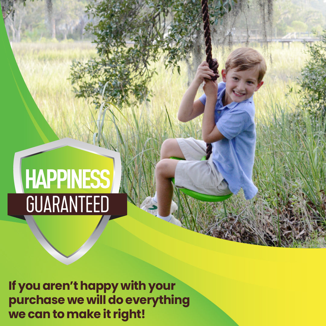Swurfer Disco Tree Swing with LED Lights - Swing Sets for Backyard, Outdoor Swing, Swingset Outdoor for Kids, Easy Installation, Up to 200lbs