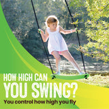 Load image into Gallery viewer, Kick Stand Up Outdoor Surfing Tree Swing for Kids Up to 150 Lbs
