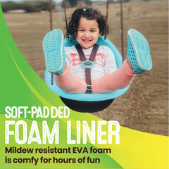 Kiwi — Your Child’s First Swing, Safe for Ages 9mo+
