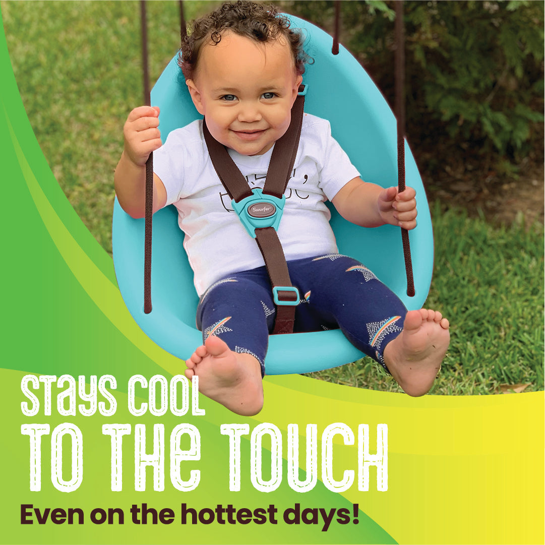 Kiwi — Your Child’s First Swing, Safe for Ages 9mo+
