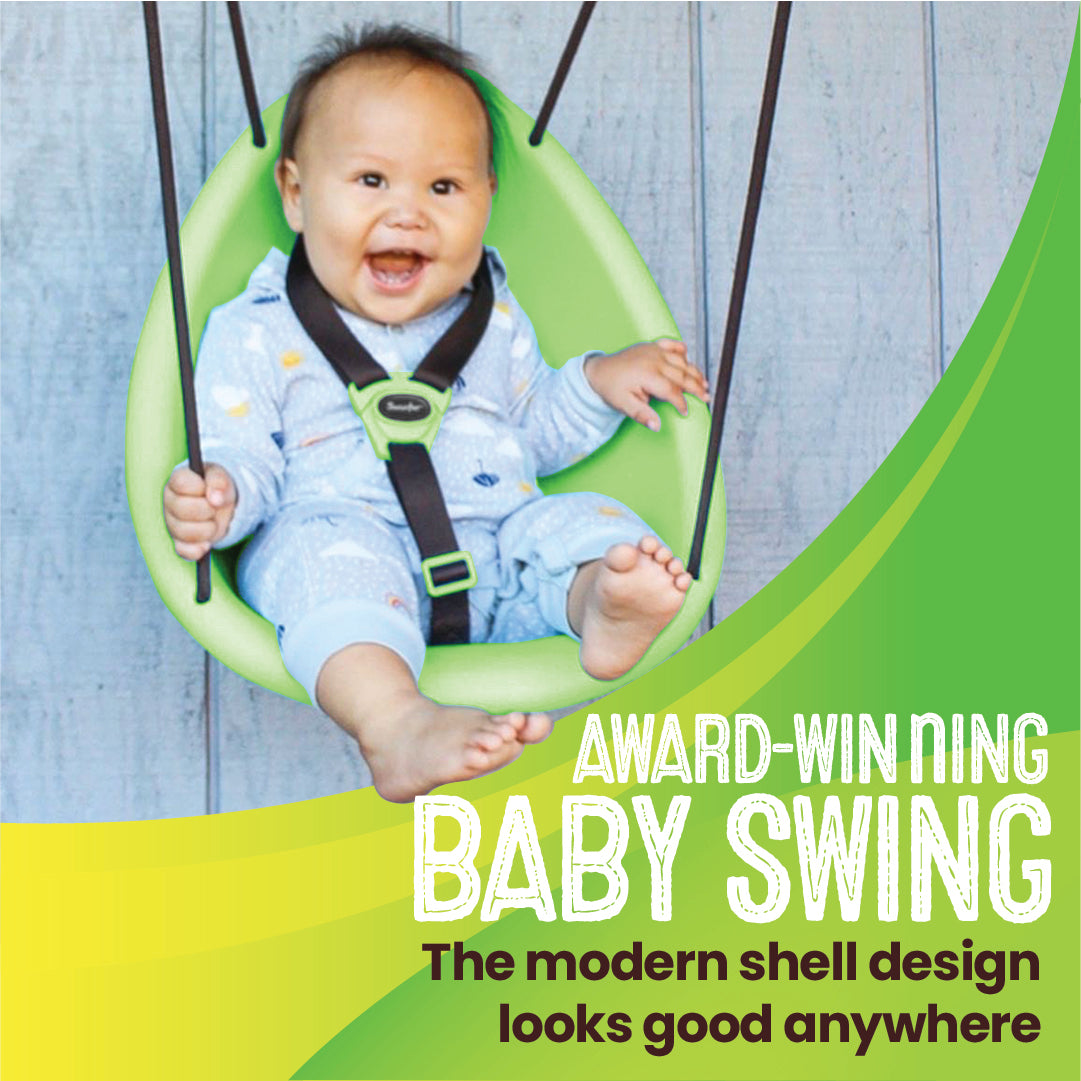 Swurfer Kiwi — Your Child’s First Swing, Safe for Ages 9mo+