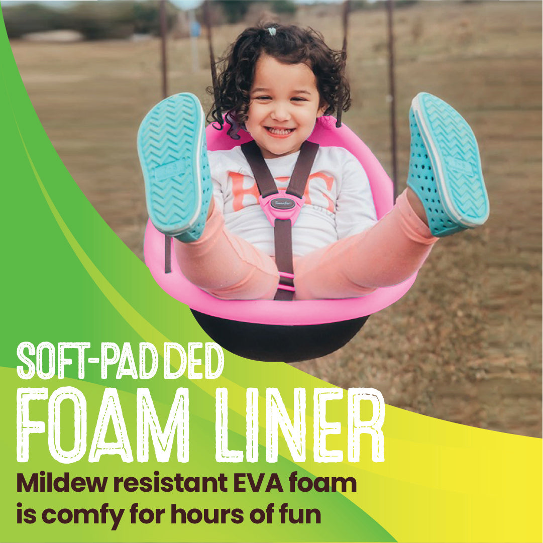 Kiwi — Your Child’s First Swing, Safe for Ages 9mo+
