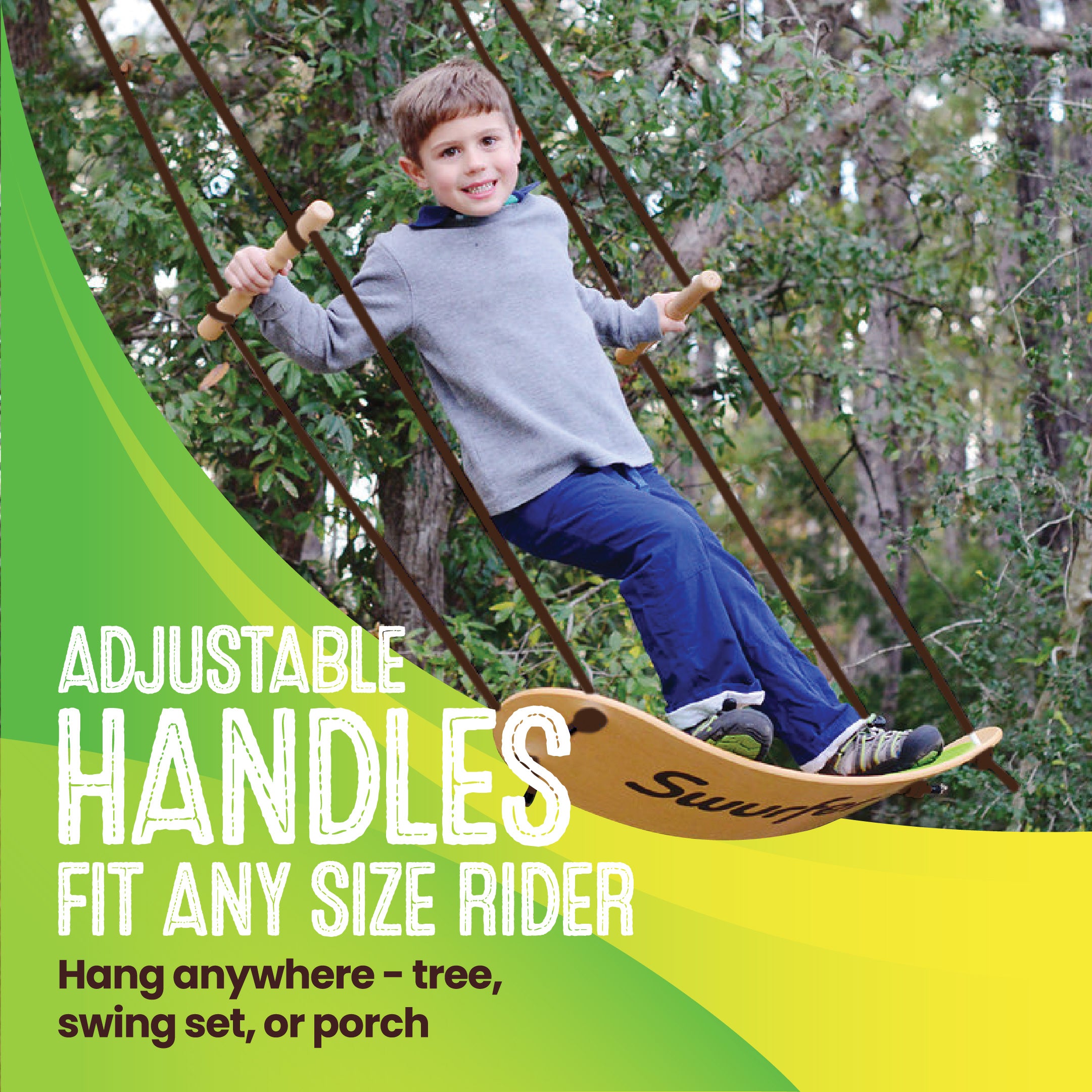Swurfer Original Stand Up Surfing Tree Swing