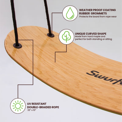 Swurfer Original Stand Up Surfing Tree Swing