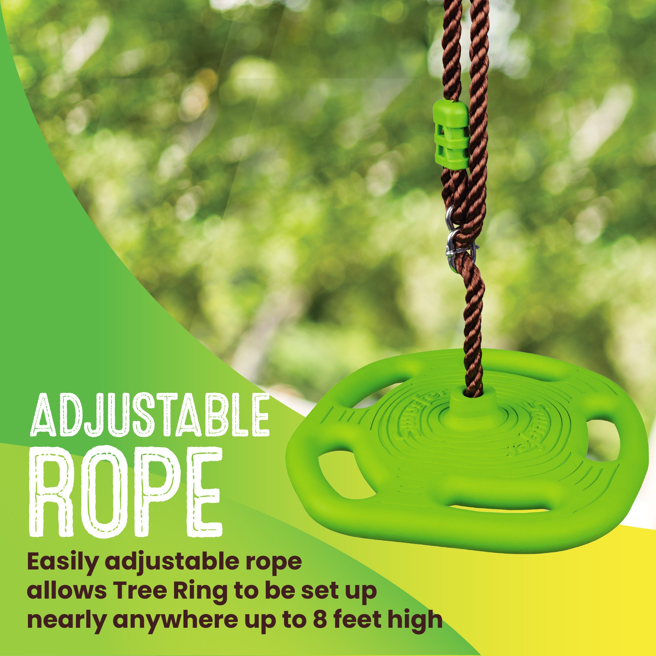 Tree Ring — 3-in-1 Sit, Stand, or Hang Disc Swing for Kids – Flybar