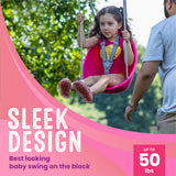 Load image into Gallery viewer, Coconut — Your Baby&#39;s First Swing, Safe for Ages 9mo+