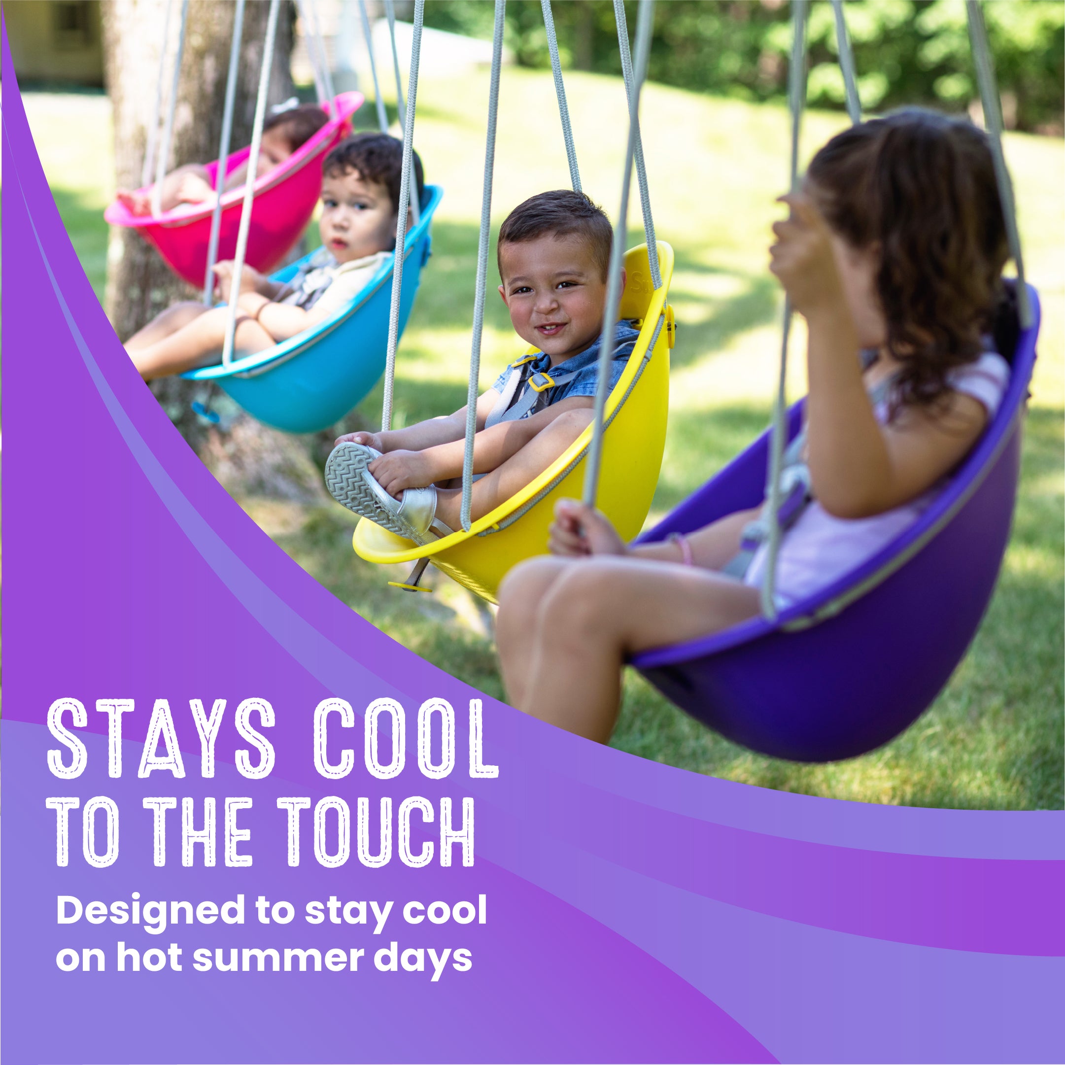 Swurfer Coconut — Your Baby's First Swing, Safe for Ages 6mo+