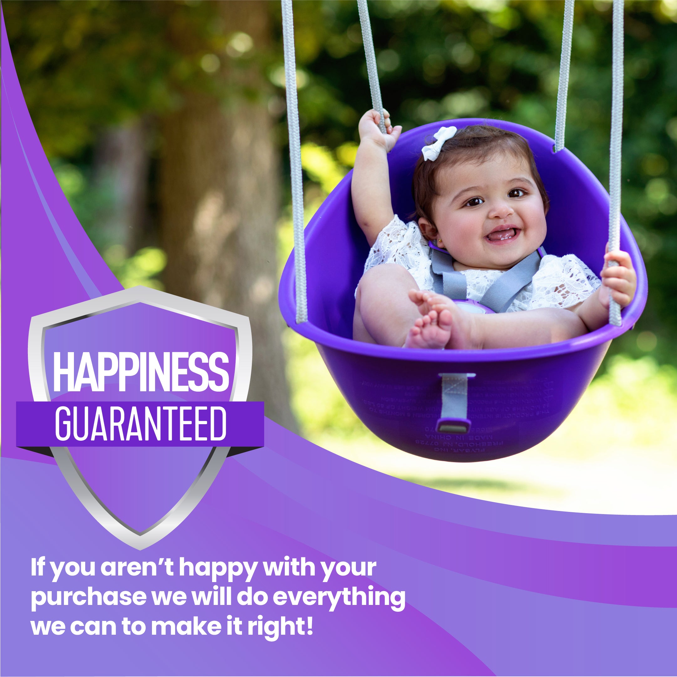 Purple baby swing new arrivals