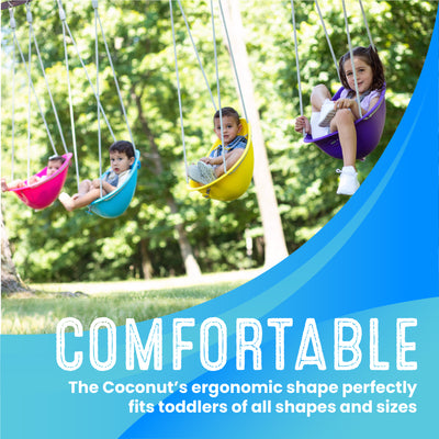 Swurfer Coconut — Your Baby's First Swing, Safe for Ages 6mo+