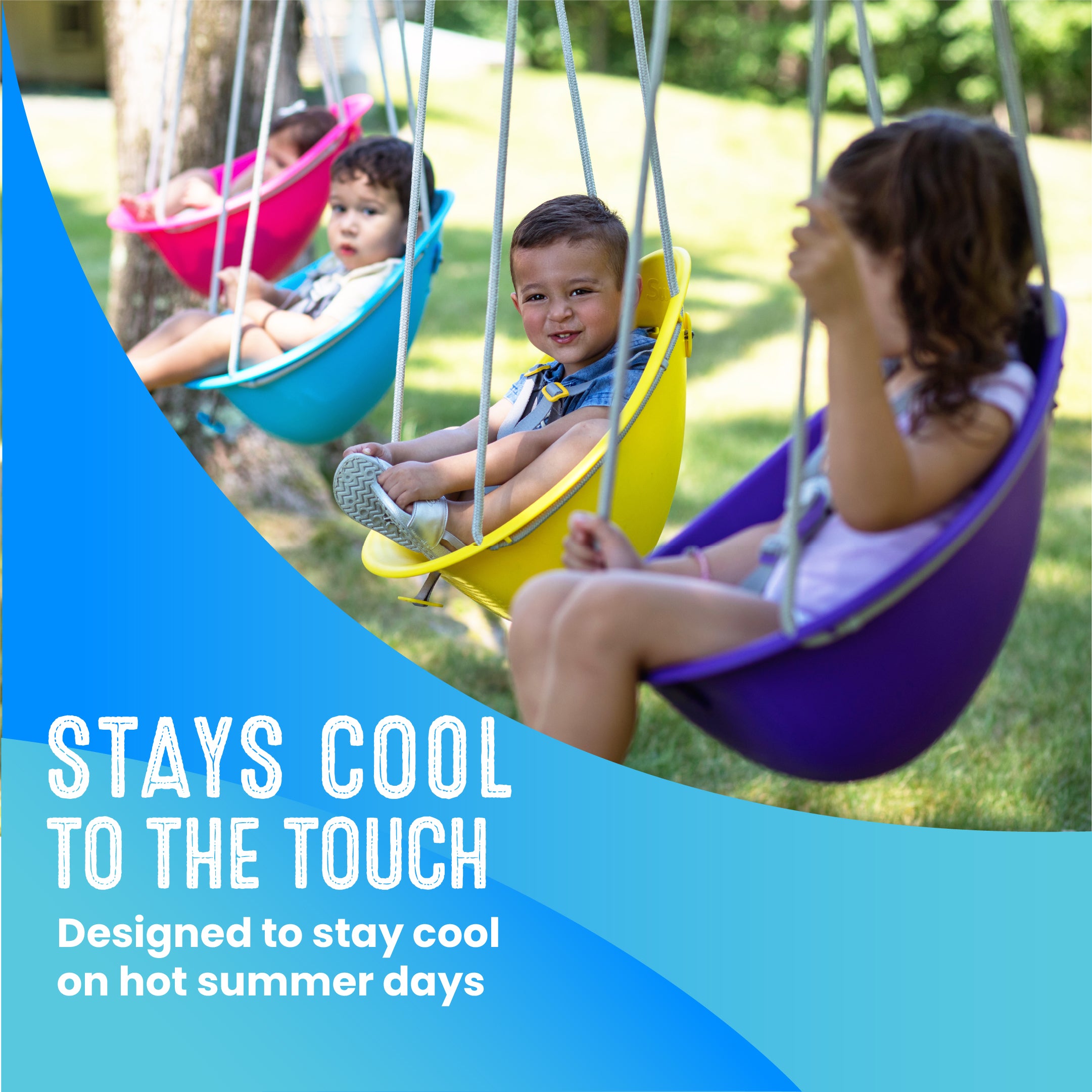 Swurfer Coconut — Your Baby's First Swing, Safe for Ages 6mo+