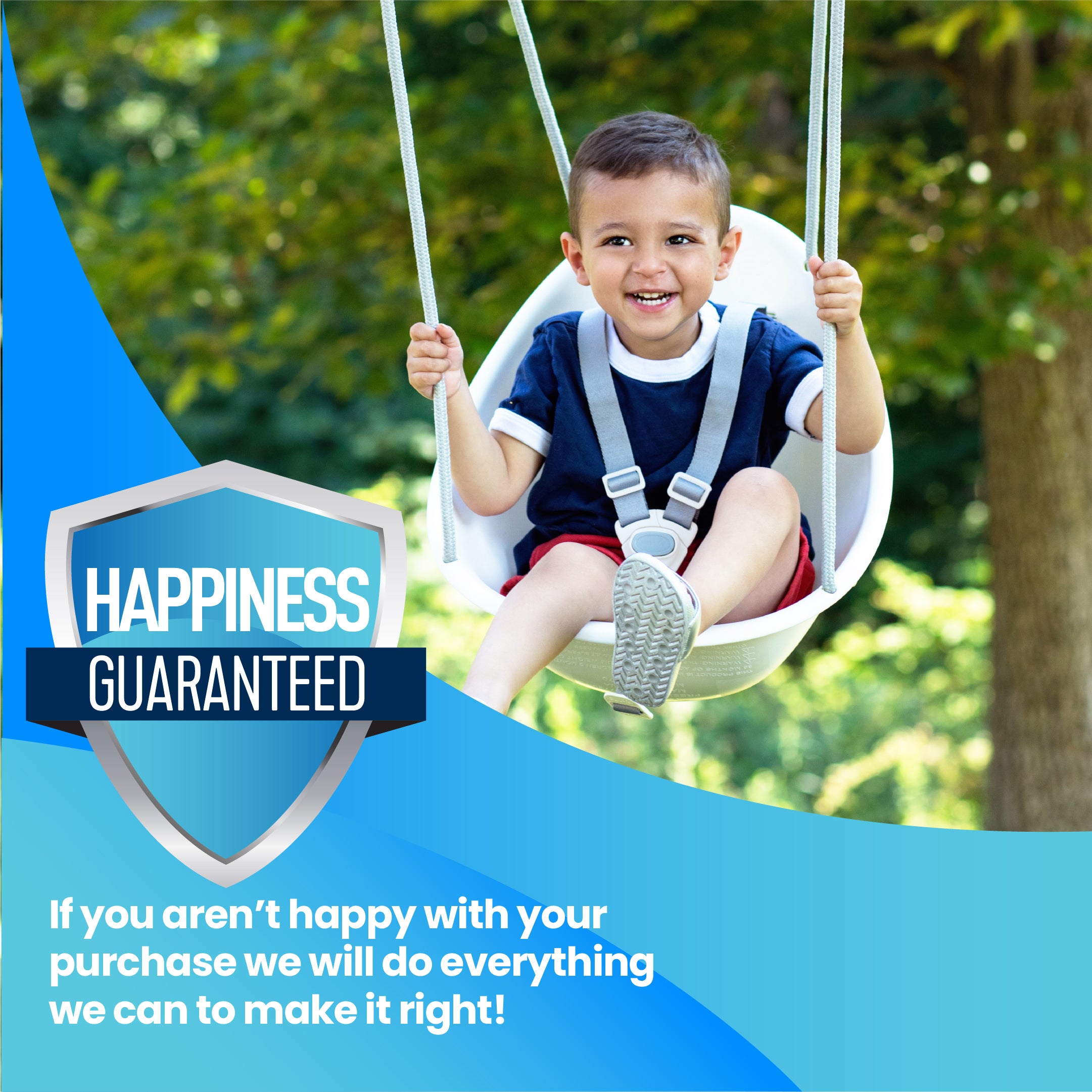 Swurfer Coconut — Your Baby's First Swing, Safe for Ages 9mo+