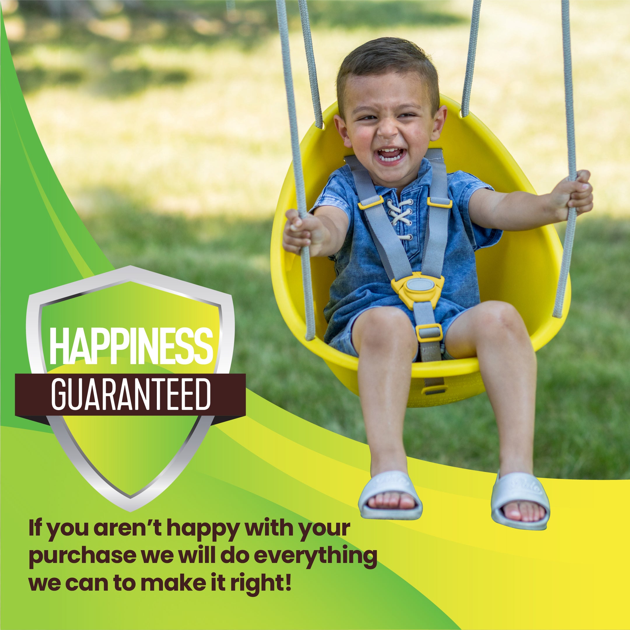 Swurfer Coconut — Your Baby's First Swing, Safe for Ages 6mo+