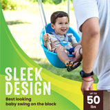 Load image into Gallery viewer, Coconut — Your Baby&#39;s First Swing, Safe for Ages 9mo+