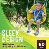 Load image into Gallery viewer, Coconut — Your Baby&#39;s First Swing, Safe for Ages 9mo+