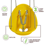 Load image into Gallery viewer, Coconut — Your Baby&#39;s First Swing, Safe for Ages 9mo+