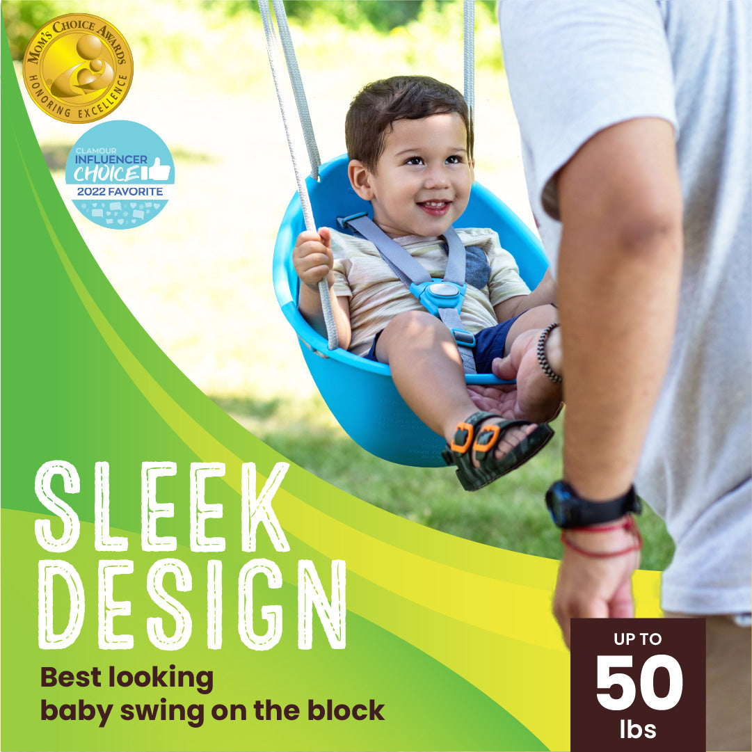 Swurfer Coconut — Your Baby's First Swing, Safe for Ages 9mo+