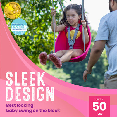 Swurfer Coconut — Your Baby's First Swing, Safe for Ages 6mo+