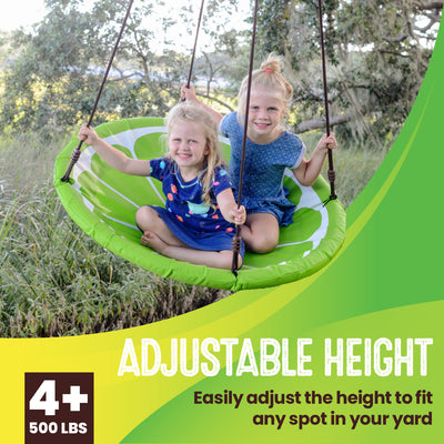 40" Fruit Slice Giant Saucer Swing, Holds up to 4 Kids