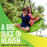 Load image into Gallery viewer, 40&quot; Fruit Slice Giant Saucer Swing, Holds up to 4 Kids
