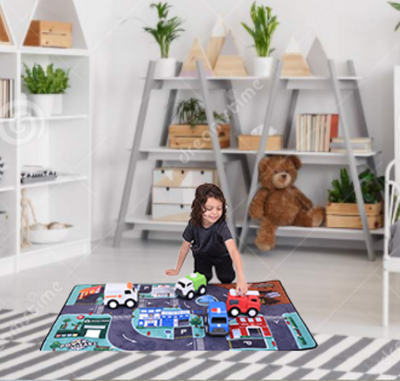 Power Gearz LED Light Up Kids Carpet Playmat