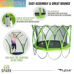 Spark 8FT Trampoline & Net, Ages 6+