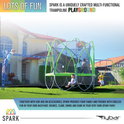 Spark 8FT Trampoline & Net, Ages 6+