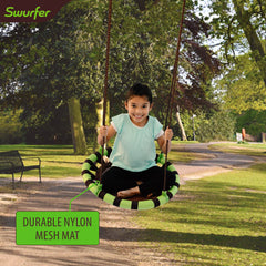 24" Orbit, Mesh-Padded Saucer Tree Swing, Holds 1 Kid