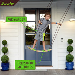 Swurfer Stand Up Surfing Tree Swing - Sustainable