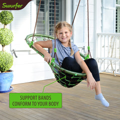 Woval — Adjustable Reclining Rocking Chair Swing, Ages 4+