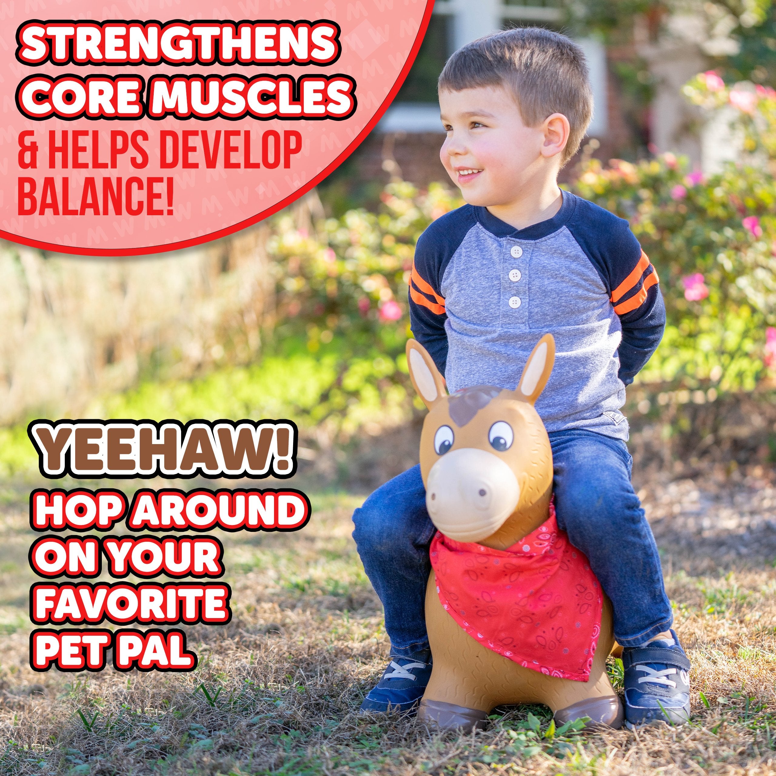 Waddle Animal Bouncy Hoppers, Indoor/Outdoor, Ages 2+