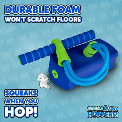 Waddle Pogo Hopper Jumper for Kids Ages 3 & Up