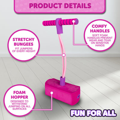 Waddle Pogo Hopper Jumper for Kids Ages 3 & Up