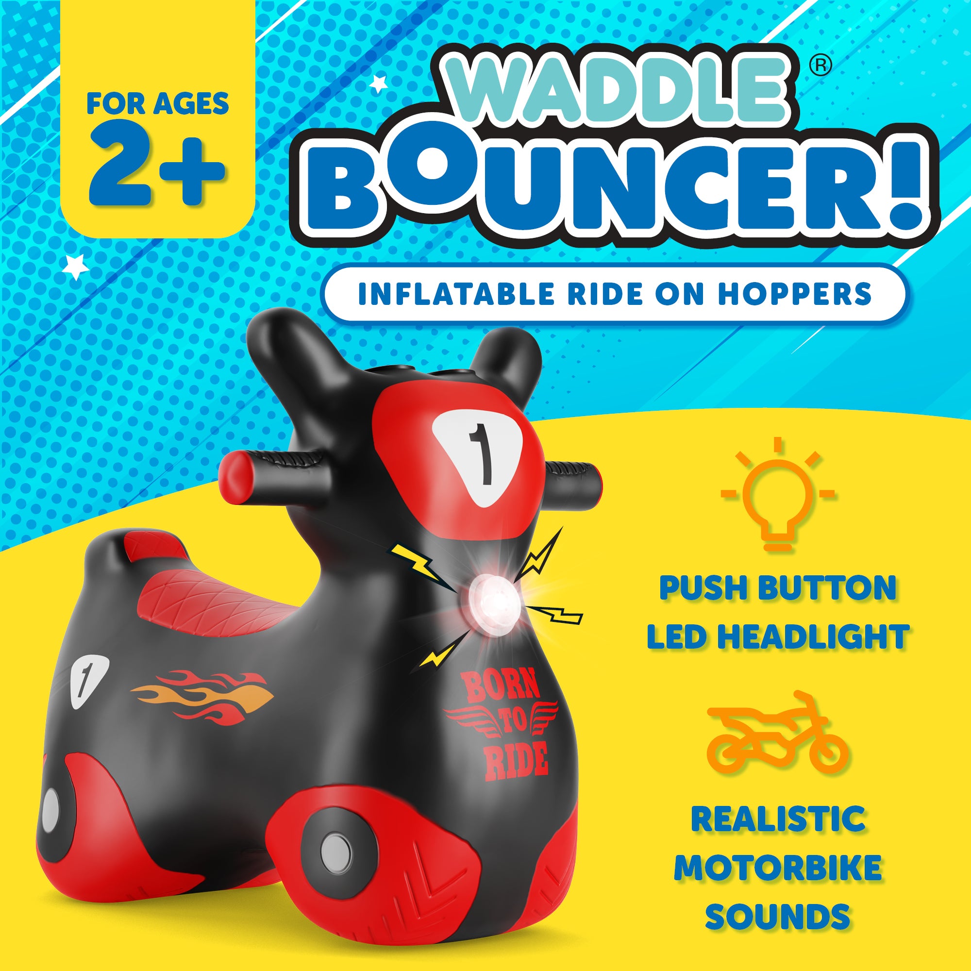 Waddle Zoomer Scooter Hoppers