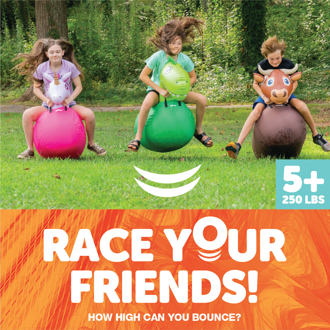 Waddle Large Hip Hopper Inflatable Bouncer, Ages 5+