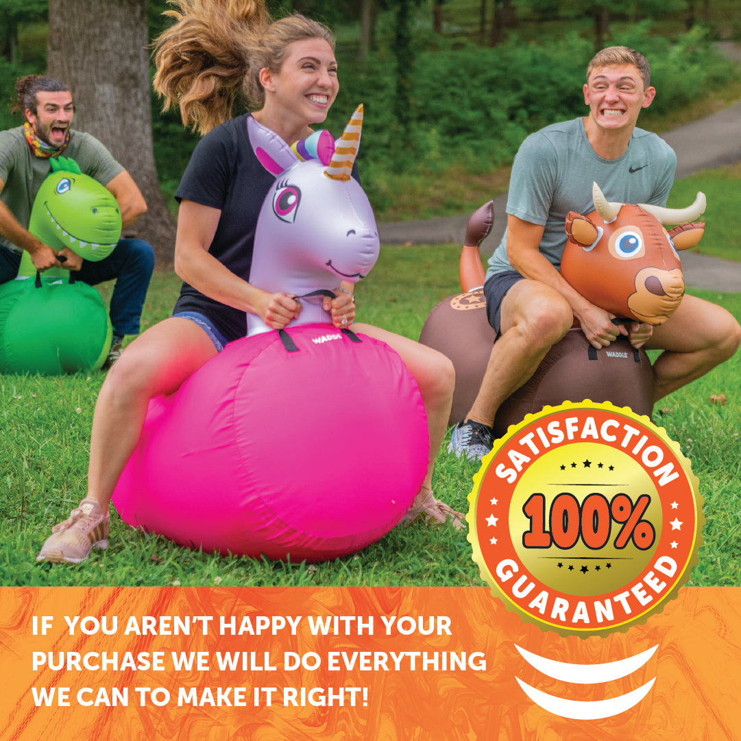 Waddle Large Hip Hopper Inflatable Bouncer, Ages 5+