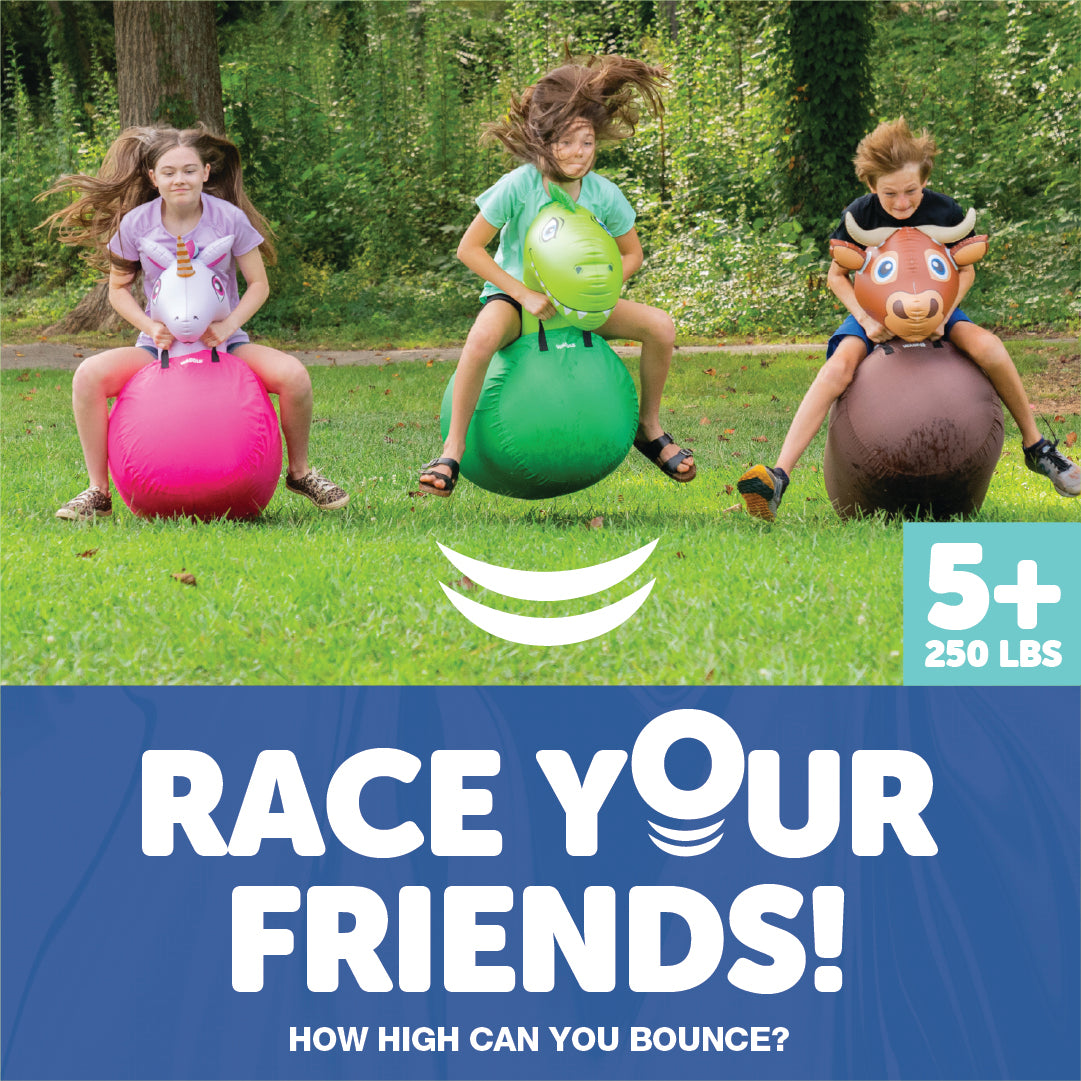 Waddle Large Hip Hopper Inflatable Bouncer, Ages 5+