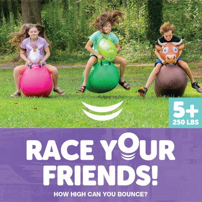 Waddle Large Hip Hopper Inflatable Bouncer, Ages 5+
