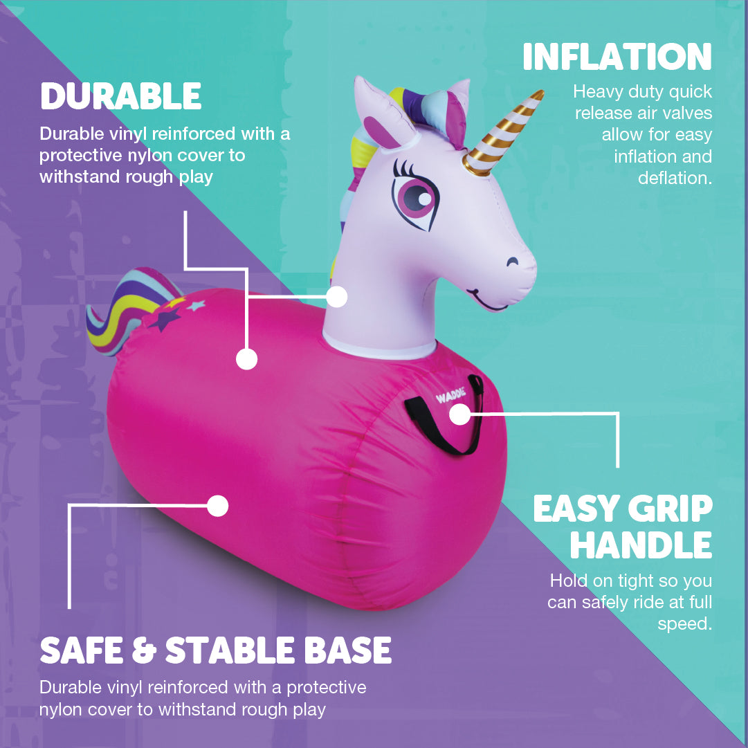 Waddle Large Hip Hopper Inflatable Bouncer, Ages 5+