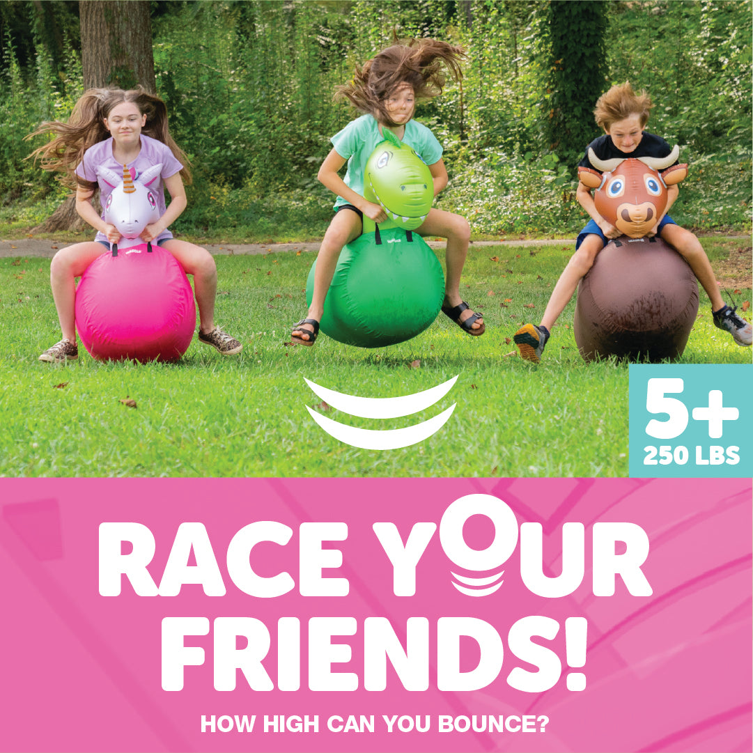 Waddle Large Hip Hopper Inflatable Bouncer, Ages 5+