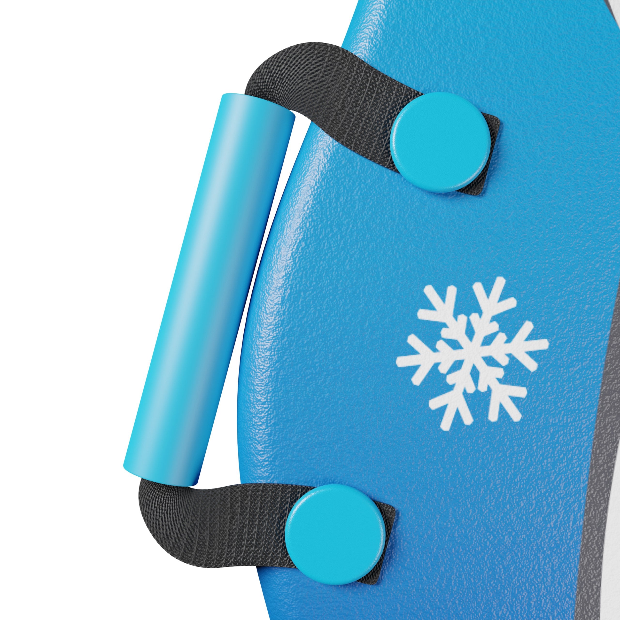 Flybar Kids 36” Foam Snow Sled with Slick Bottom & PE Core Build, Holds Up To 110 Lbs