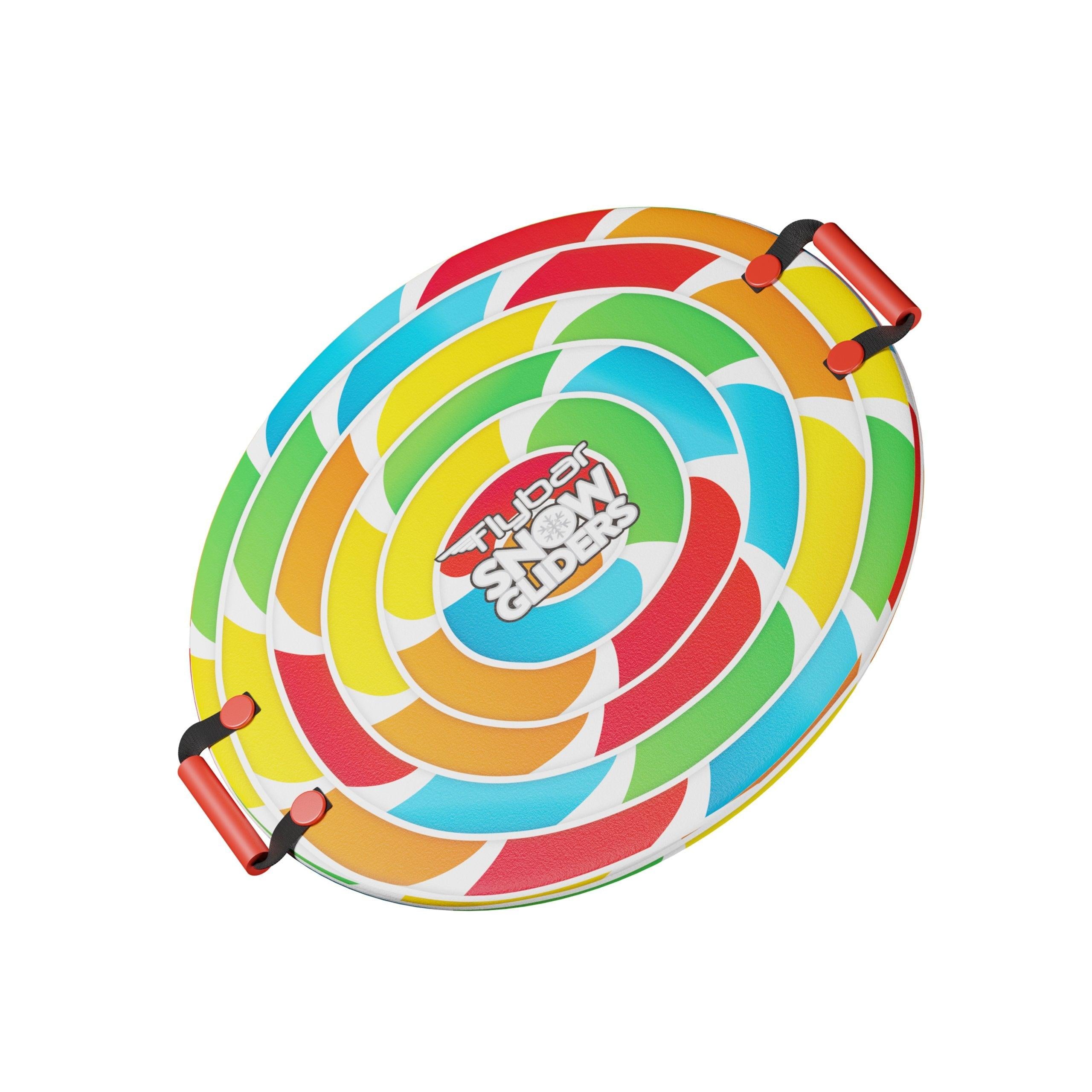 Flybar Kids 26” Foam Disc Snow Sled with Slick Bottom & PE Core Build, Holds Up To 110 Lbs - Flybar1