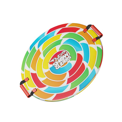 Flybar Kids 26” Foam Disc Snow Sled with Slick Bottom & PE Core Build, Holds Up To 110 Lbs - Flybar1